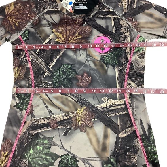 Pittsburgh Steelers Camo Hunting T-Shirt Women's S Pullover Short Sleeve Stretch - Picture 6 of 10